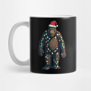 Christmas bigfoot yeti design Mug